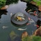 Gardenised Floating Plastic Pond Fish Dome Ball for Fish to Swim Above the Surface of the Pond, Easy Assembly QI004664 - alternate 2